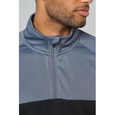 Adult zipped neck training top